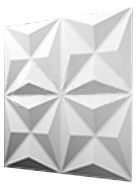 Гипсовая панель Eviro Калианс 500x500мм (белый) - 
