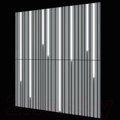 Гипсовая панель Eviro Barcode Led 500x500мм (белый)
