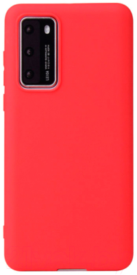 Чехол-накладка Case Matte для Huawei P40 (красный)