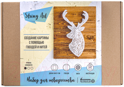 

Набор для творчества "изонить" String Art, Олень A4003