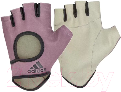 Перчатки для пауэрлифтинга Adidas ADGB-12655 (L, фиолетовый)