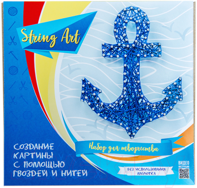 

Набор для творчества "изонить" String Art, Якорь П001