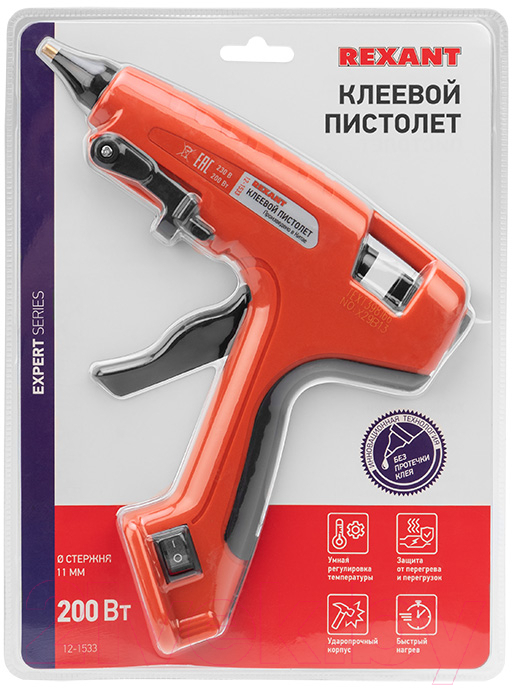 Клеевой пистолет Rexant 12-1533