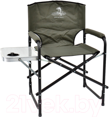 Кресло складное НПО Кедр Кедр со столиком с подстаканником / SK-07 (сталь)