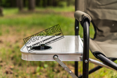 Кресло складное НПО Кедр Кедр со столиком / SK-05 (сталь)