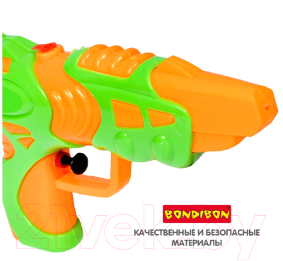 Бластер игрушечный Bondibon Водный пистолет. Наше лето / ВВ2855 (оранжевый)