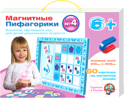 

Развивающая игра Десятое королевство, Пифагорики 6+ / 01499
