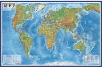 Настенная карта Globen Физический мир 1:29 / КН039 - 