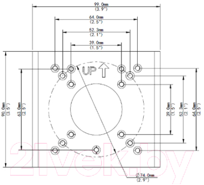 Монтажная коробка Uniview TR-UP06-B-IN