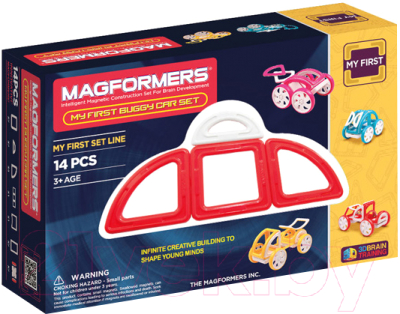 

Конструктор магнитный Magformers, My First Buggy / 702006