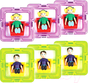 

Элемент конструктора Magformers, 3 мальчика и 3 девочки / 60203