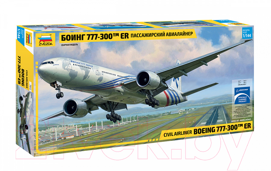 Сборная модель Звезда Боинг 777 / 7012 — фото 8