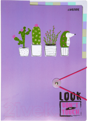 

Папка-уголок deVente, Cactus / 3078007