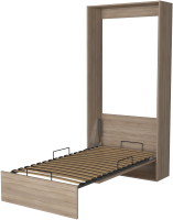 Шкаф-кровать трансформер Макс Стайл Studio 18мм 90x200 (Egger дуб бардолино натуральный Н1145 ST10) - 