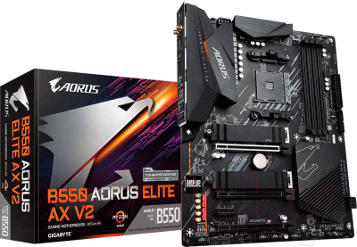 Изображение товара Материнская плата Gigabyte B550 Aorus Elite AX V2