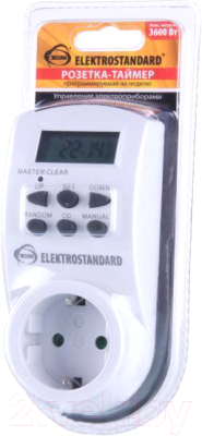 

Розетка с таймером Elektrostandard, TMH-E-4 16Ax1 IP20