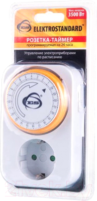 

Розетка с таймером Elektrostandard, TMH-M-1 16Ax1 IP20