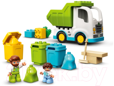 

Конструктор Lego, Duplo Мусоровоз и контейнеры для раздельного сбора мусора 10945