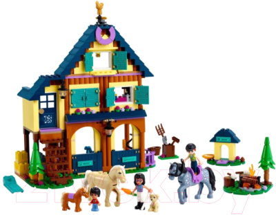 Конструктор Lego Friends Лесной клуб верховой езды 41683