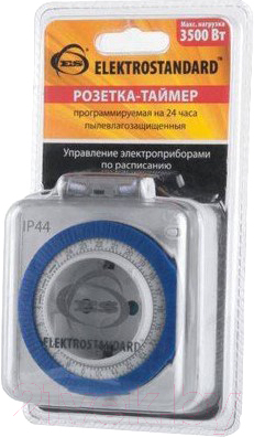 

Розетка с таймером Elektrostandard, TMH-M-2 16Ax1 IP44