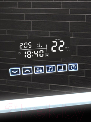 Купить Зеркало Континент Glamour Led 60x80 в Жодино