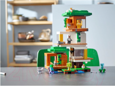 Конструктор Lego Minecraft Современный домик на дереве 21174