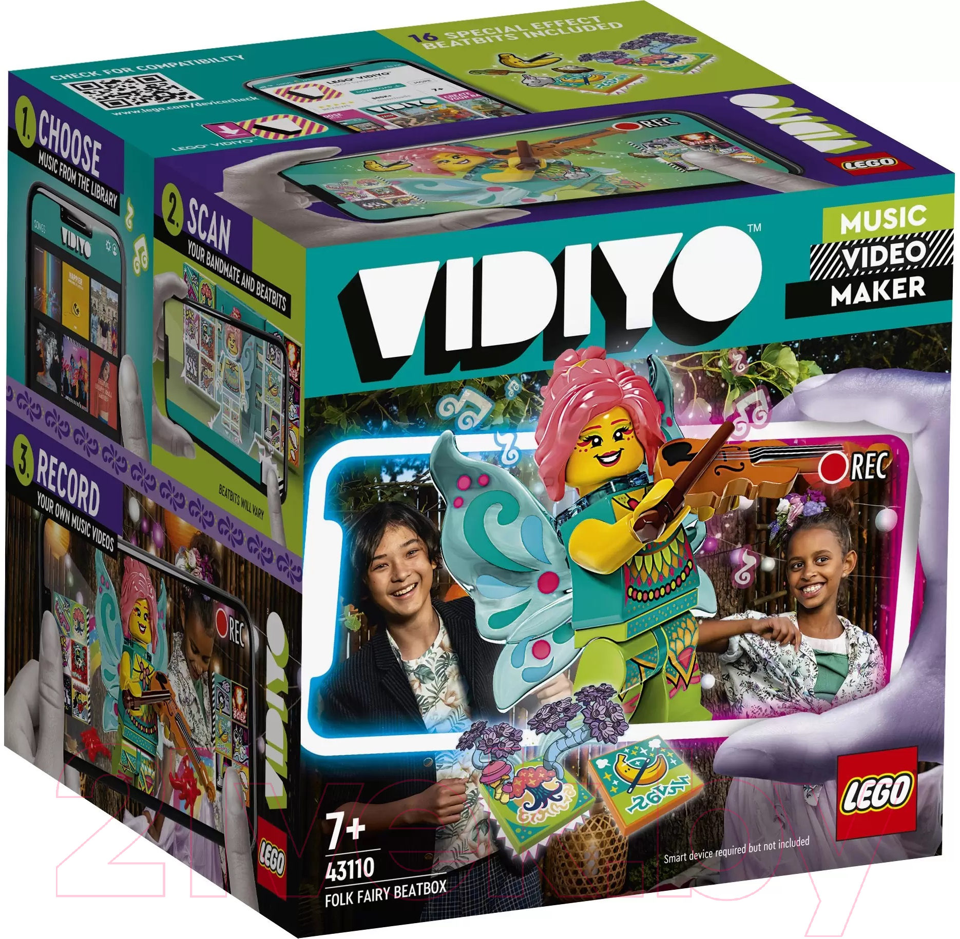 Конструктор Lego Vidiyo Битбокс Феи Фолка / 43110