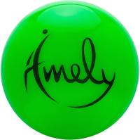 Мяч для художественной гимнастики Amely AGB-301 (19см, зеленый) - 