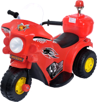 Детский мотоцикл Sima-Land Мотоцикл шерифа / 4378619 (красный) - 