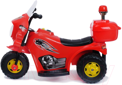 Детский мотоцикл Sima-Land Мотоцикл шерифа / 4378619 (красный)