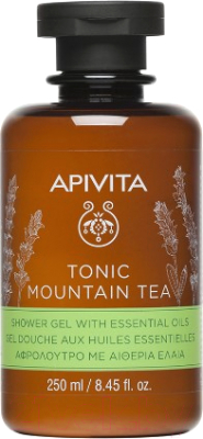 Гель для душа Apivita Тонизирующий горный чай (250мл)