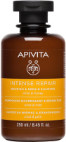 Шампунь для волос Apivita Питательный и восстанавливающий с оливой и медом (250мл) - 