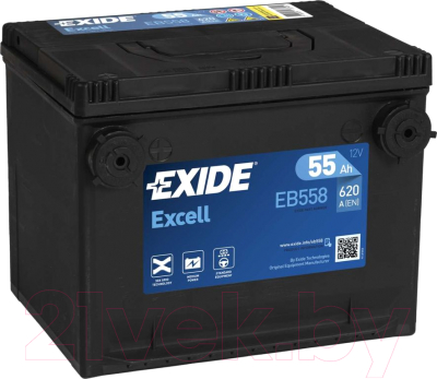 Автомобильный аккумулятор Exide Excell EB558 (55 А/ч)