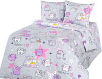 

Комплект постельного белья Царство сновидений, Мяу-Мяу 150-038 1.5