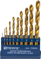 

Набор сверл Thorvik, TDBS10