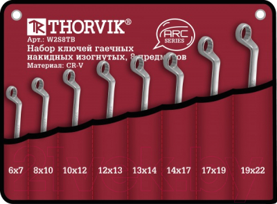 Набор ключей Thorvik W2S8TB