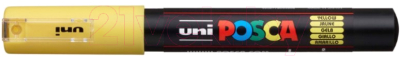 

Маркер художественный UNI Mitsubishi Pencil, На водной основе 0.7мм / PC-1M YELLOW