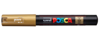 

Маркер художественный UNI Mitsubishi Pencil, На водной основе 0.7мм / PC-1M GOLD