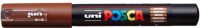 

Маркер художественный UNI Mitsubishi Pencil, На водной основе 0.7мм / PC-1M BROW