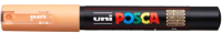 

Маркер художественный UNI Mitsubishi Pencil, На водной основе 0.7мм / PC-1M L.ORANGE