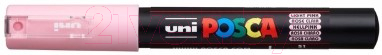 

Маркер художественный UNI Mitsubishi Pencil, На водной основе 0.7мм / PC-1M L.PINK