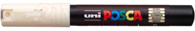 

Маркер художественный UNI Mitsubishi Pencil, На водной основе 0.7мм / PC-1M IVORY