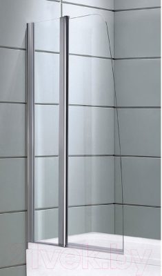 Стеклянная шторка для ванны Avanta DS 50/50 (прозрачное стекло)