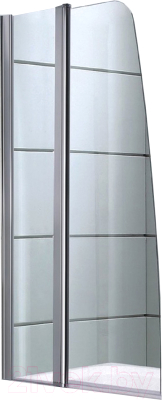 Стеклянная шторка для ванны Avanta DS 50/50 (прозрачное стекло)