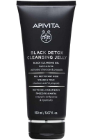 Гель для умывания Apivita Black cleanser для лица и глаз (150мл) - 