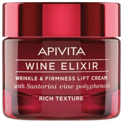 

Крем для лица Apivita, Wine Elixir Rich Антивозрастной Дневной Для сухой кожи