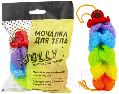 

Мочалка для тела Jolly, Коса Океания / IL-K-009T