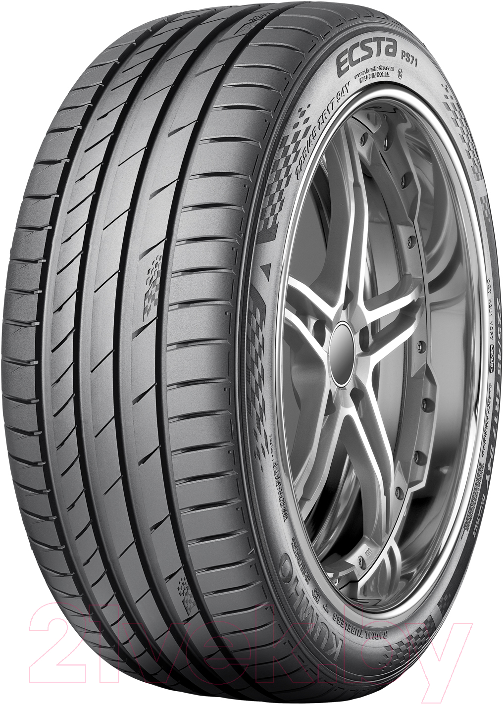 Летняя шина Kumho Ecsta PS71 275/30R19 96Y