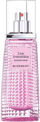 Live blossom crush. Givenchy Live irresistible с чёрной смородиной. Live irresistible (Givenchy) источник: https://womane.ru/Dilis-Parfum.html.