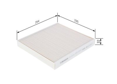 Салонный фильтр Bosch 1987432540 — фото 2